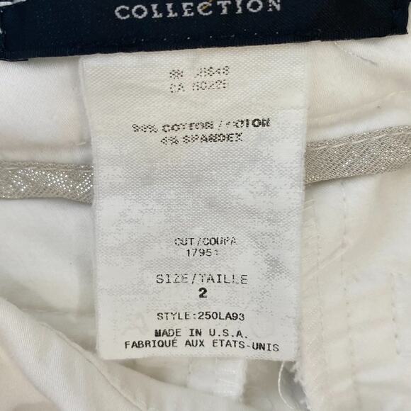 Abs by Allen Schwartz White Woven Wide Leg Pants - Picture 13 of 13